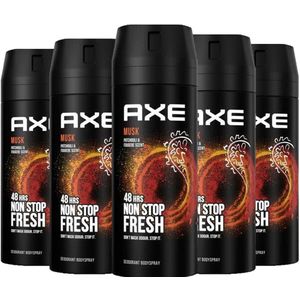 Axe Deo Spray - Musk - 5 x 150 ml - Voordeelverpakking