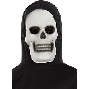 Funidelia | Skeletmasker Voor voor meisjes en jongens - Skelet, Schedel, Magere Hein, Horror - Accessoires voor kinderen, kostuum accesoires - Wit