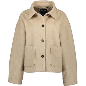Blue Seven - Jas 291098 beige kort model - maat 46