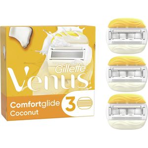 Gillette Venus Comfortglide Coconut Scheermesjes Voor Vrouwen - 3 Navulmesjes