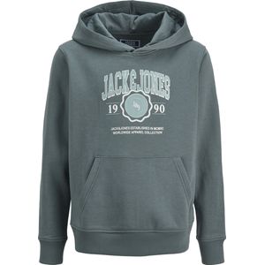 Jack & Jones - JJMAKO SWEAT HOOD JNR - Hoodie - Stormy Weather - Met Capuchon