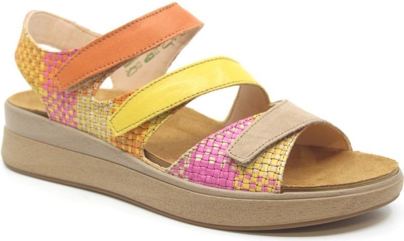 Think! - Meggie 3000585-9050 - Sandaal - Geel Orange Combi - Leer