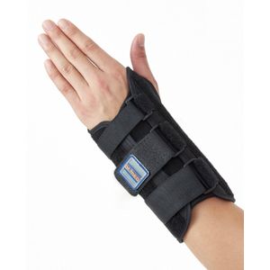 Orthese Pols met Spalk - Zwart - Maat M - Links