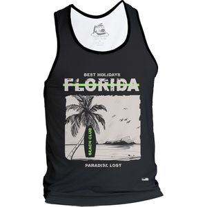 Miami Beach | Mouwloos T-shirt | Tanktops | Singlet | Climacontrol |382 | Maat S