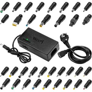 Universele voedingsadapter - oplaadkabel voor laptop/notebook & andere apparaten - 12-24 volt 96 Watt met 34 poorten