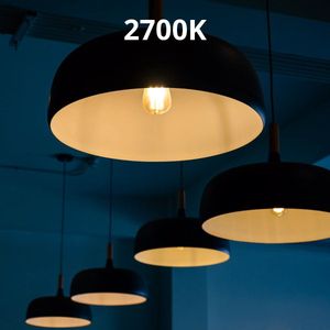 Noxion Lucent LED E27 Peer Filament Helder 8.5W 1055lm - 827 Zeer Warm Wit | Dimbaar - Vervangt 75W.