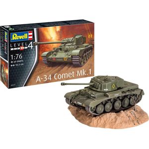 1:76 Revell 03317 A-34 Comet Mk.1 Tank Plastic Modelbouwpakket