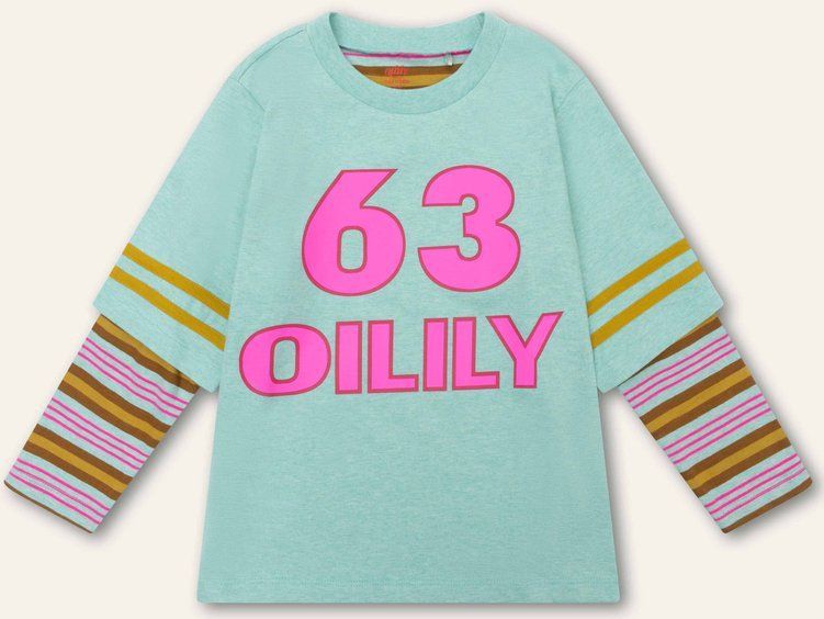 Oilily - Tjeer l.sl. T-shirt - Blauw - 104/4yr