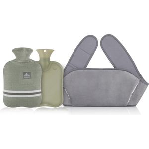 3-in-1 Warmwaterkruik met Pluche Hoes voor Pijnverlichting en Comfort