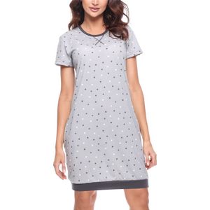 Merry Style Dames Pyjama - Korte mouwen – Katoen – Donkergrijs – L - MS-MS10-184-ND