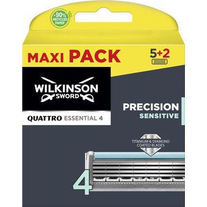 Wilkinson Scheermesjes quattro titanium sensitive 5+2 7 stuks