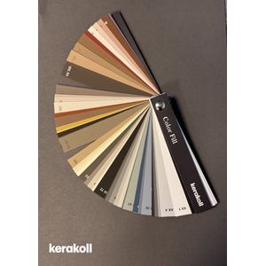 Kerakoll Kleurwaaier – 50 Kleuren Silicon Color & Fugabella & Fugalite | Professionele Kleurenkaart voor Kit & Voegmiddel