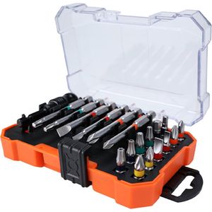 FX Tools Bitset - 19-delig - staal - schroefbitset - in gereedschapkist