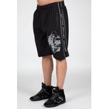 Gorilla Wear Buffalo Old School Workout Shorts - Zwart / Rood - S/M