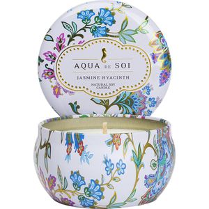 The Soi Company – Aqua de SOi – Jasmine - Hyacinth geurkaars in decoratief blik - 255 gram