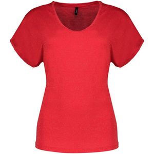 Only Harrie Life T-shirt Met Korte Mouwen Rood XS Vrouw