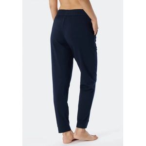 Schiesser Pyjama Broek dames - Jersey Katoen - Katoenen losse lange pyjamabroek - 46 - Blauw