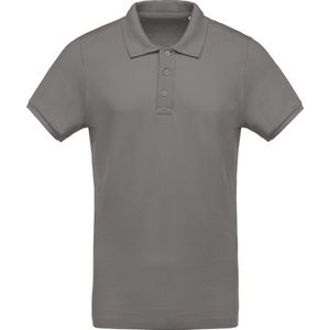 Kariban Menselijk Biologisch Pique-Pique-Poloshirt (Stormgrijs)