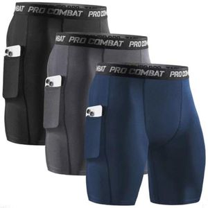 Compressieshorts voor heren - Sneldrogende basislaag en korte onderbroek