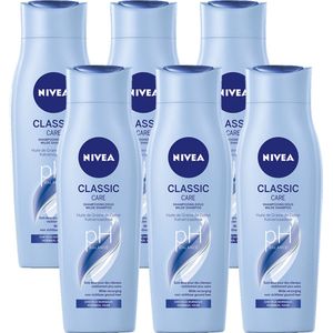 NIVEA Classic Care - 250 ml - Shampoo - 6 st - Voordeelverpakking