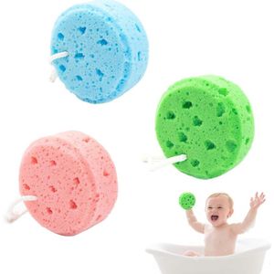 3 pieces baby sponge for newborns, baby sponge, natural sponge, cute shapes for bathing children and babies