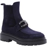 E Mia - Enkellaarsjes - Donkerblauw - Vrouwen