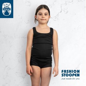 HL Tricot - Hemd BB michelle zwart - Maat 104 - Meisjes - ZWART -