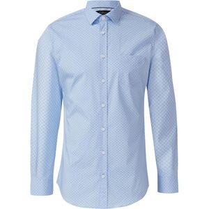 Shirt - Overhemd - Katoen - Getailleerd - All-over Print - Kent Kraag