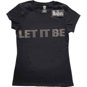 The Beatles - Let It Be Dames Tshirt - XL - Zwart
