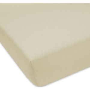 Jersey baby hoeslaken 50x70 cm ecru met elastiek