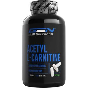 L-Carnitine - Acetyl L-Carnitine - 250 Capsules - 500 mg Per Capsule