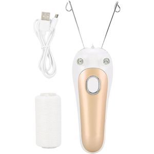 Wire Removal Epilator with Electric Wire for Legs, Face, and Arms (Gold)