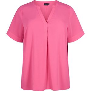 ZIZZI VANNI 1/2 BLOUSE Dames Blouse - Pink - Maat M (46-48)