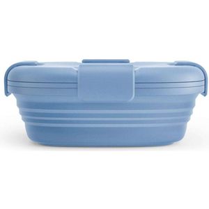 Stojo - Bowl - Vershouddoos / Lunchbox - met Deksel - 700 ml - Opvouwbaar - Herbruikbaar - Steel