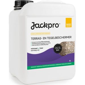 Terras- en Tegelbeschermer - NANO PROTECT - 5 liter - Tegel en gevel impregneer - Waterafstotende Nano Protect bescherming