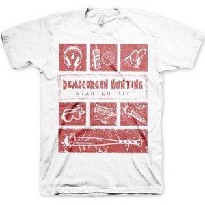 Stranger Things Heren Tshirt -M- Demogorgan Hunter Starter Kit Wit