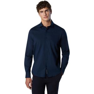 North Sails - Regular 664414 - Overhemd - Blauw - Lange Mouwen