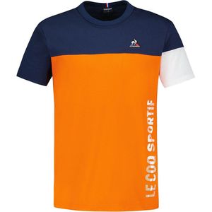 Le Coq Sportif 2320646 Saison 2 N°1 T-shirt Met Korte Mouwen Oranje S Man