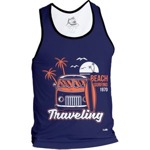 Miami Beach | Mouwloos T-shirt | Tanktops | Singlet | Climacontrol |385 | Maat S