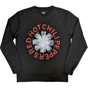 Red Hot Chili Peppers - Scribble Asterisk Sweater/trui - L - Zwart