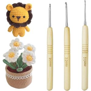 Ergonomic Crochet Hooks with Arthritic Hands Lightweight and Comfortable Crochet Tools for Crochet and Knitting Beginners Gift for Women