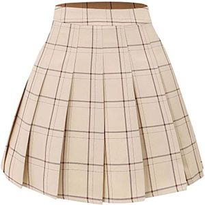 Vrouwen Meisjes Uitlopende Casual Mini Skater Rok voor School en Vrije Tijd