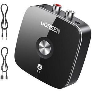 Bluetooth 5.3 Audioreceiver met 3.5mm en 2RCA Aansluitingen voor HiFi Geluid