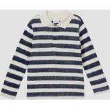 Poloshirt - Klassiek Gestreept - Katoenen Jersey - Lange Mouwen