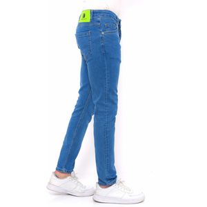 Nette Jeans Heren Slim Fit met Stretch -DC-058 - Blauw