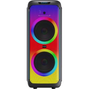 Salora PARTYBOX1200 - Party Speaker - Box - Partybox - Boombox - 1200 watt - LED verlichting