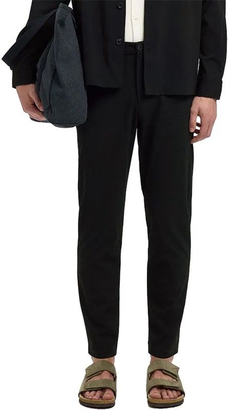 SELECTED HOMME - Slh172-Slim Tape Lorent Flex Pants - Zwart - Katoen