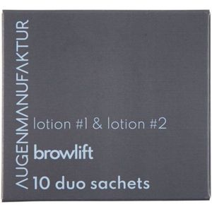 Augenmanufaktur Browlift lotions duo sachets 10-pack
