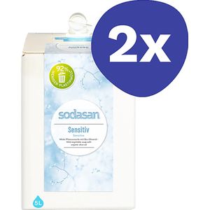 Sodasan Vloeibare Zeep Sensitive Navulverpakking (2x 5L)