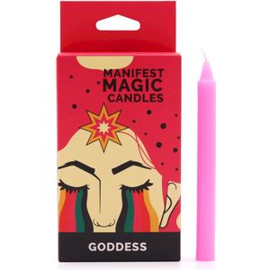 Manifest Magische Kaarsen (pak van 12) - Roze